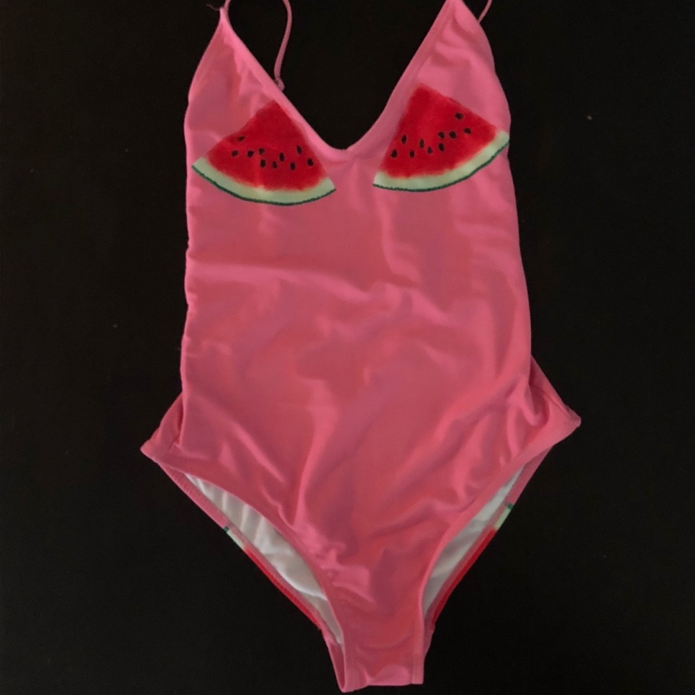 Watermelon one piece swimsuit